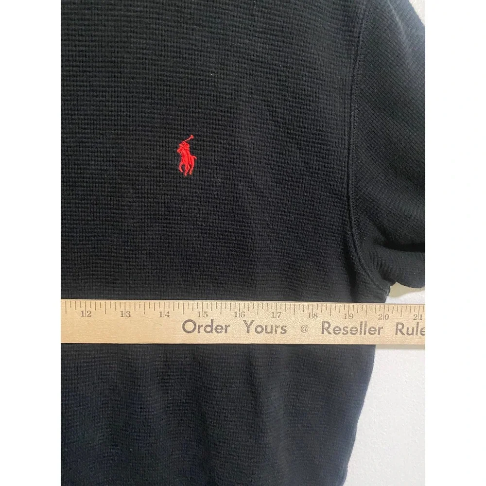 Polo Ralph Lauren Waffle Knit Thermal Mens Large Preppy Gorpcore Layering Basics